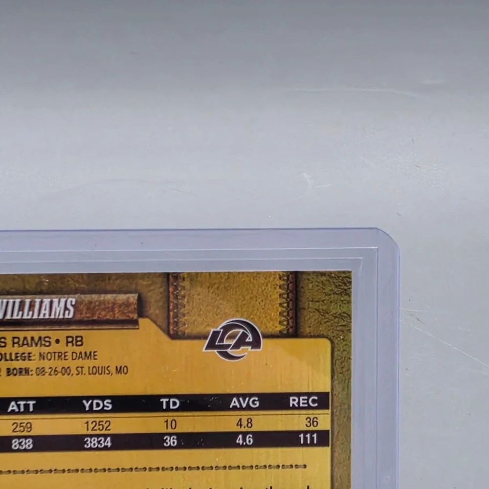 '26 Topps Flagship Kyren Williams Golden Mirror Back SSP #114 Rams Case Hit